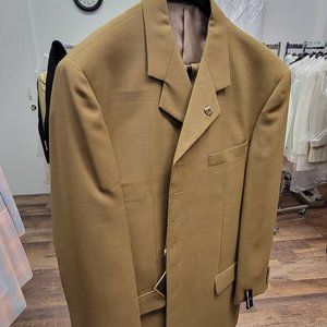 Brand new 2 piece tan suit